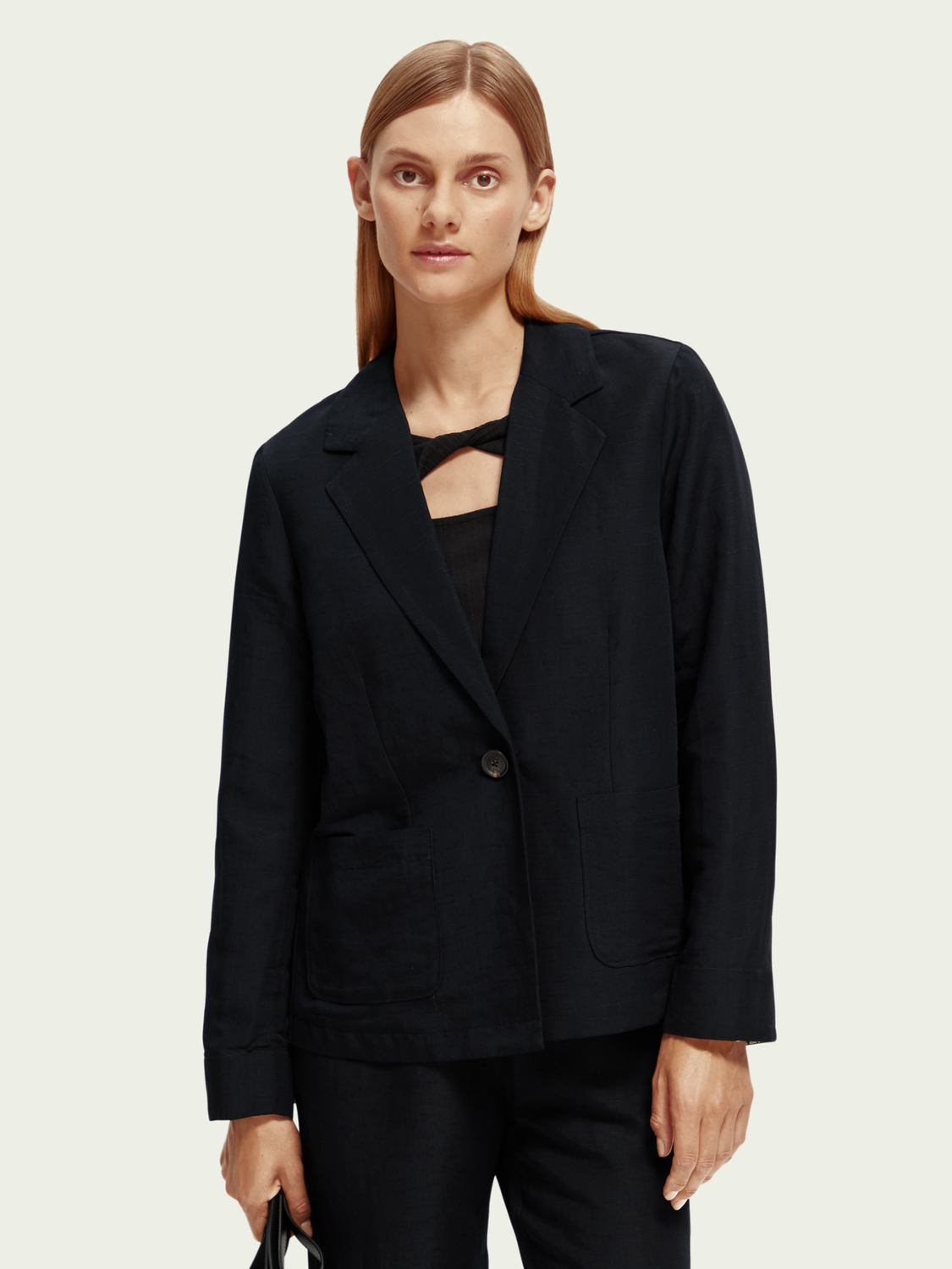 Relaxed Single-Breasted Blazer | scotch & soda outlet