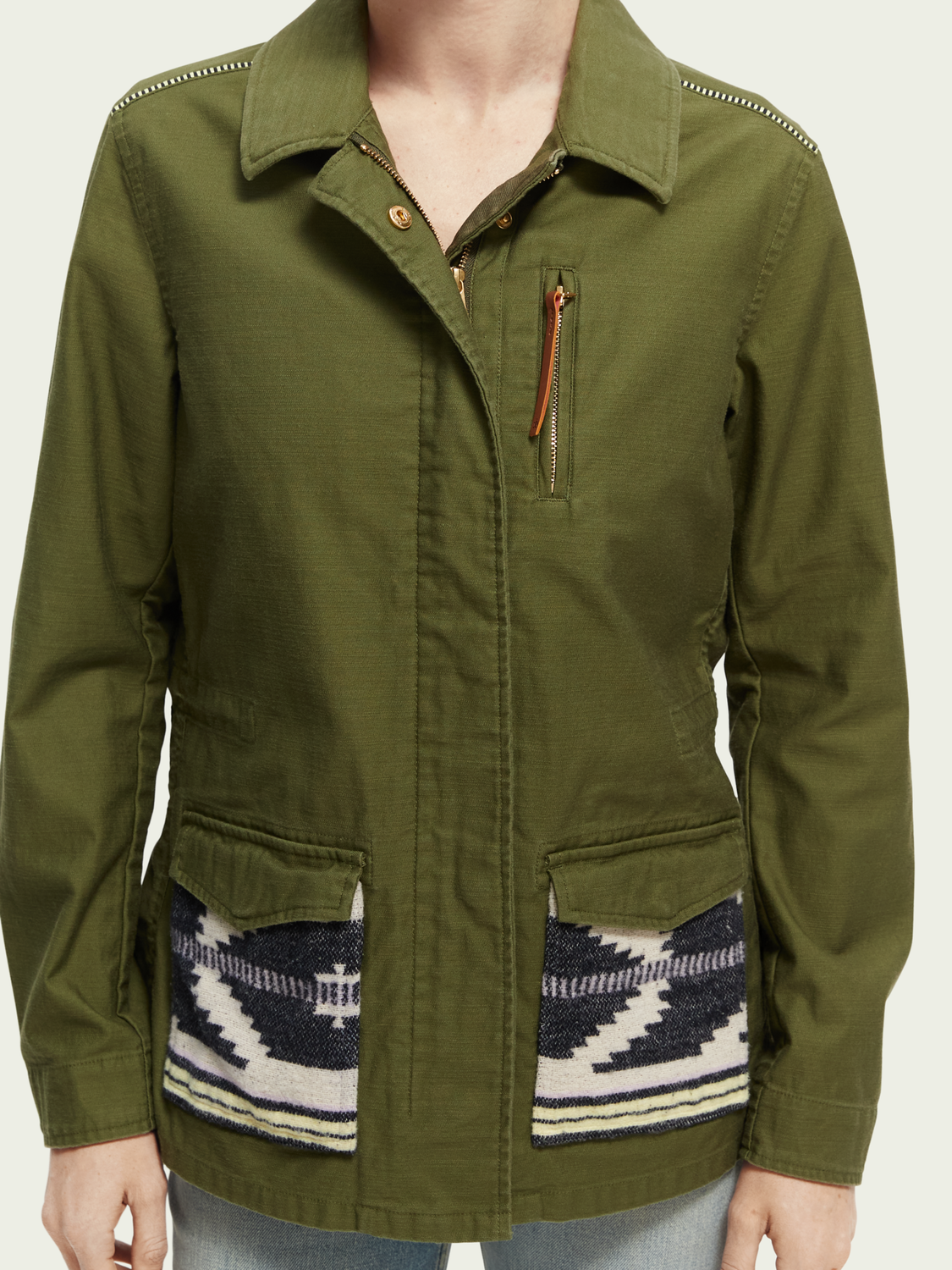 Embroidered Field Jacket | scotch & soda outlet