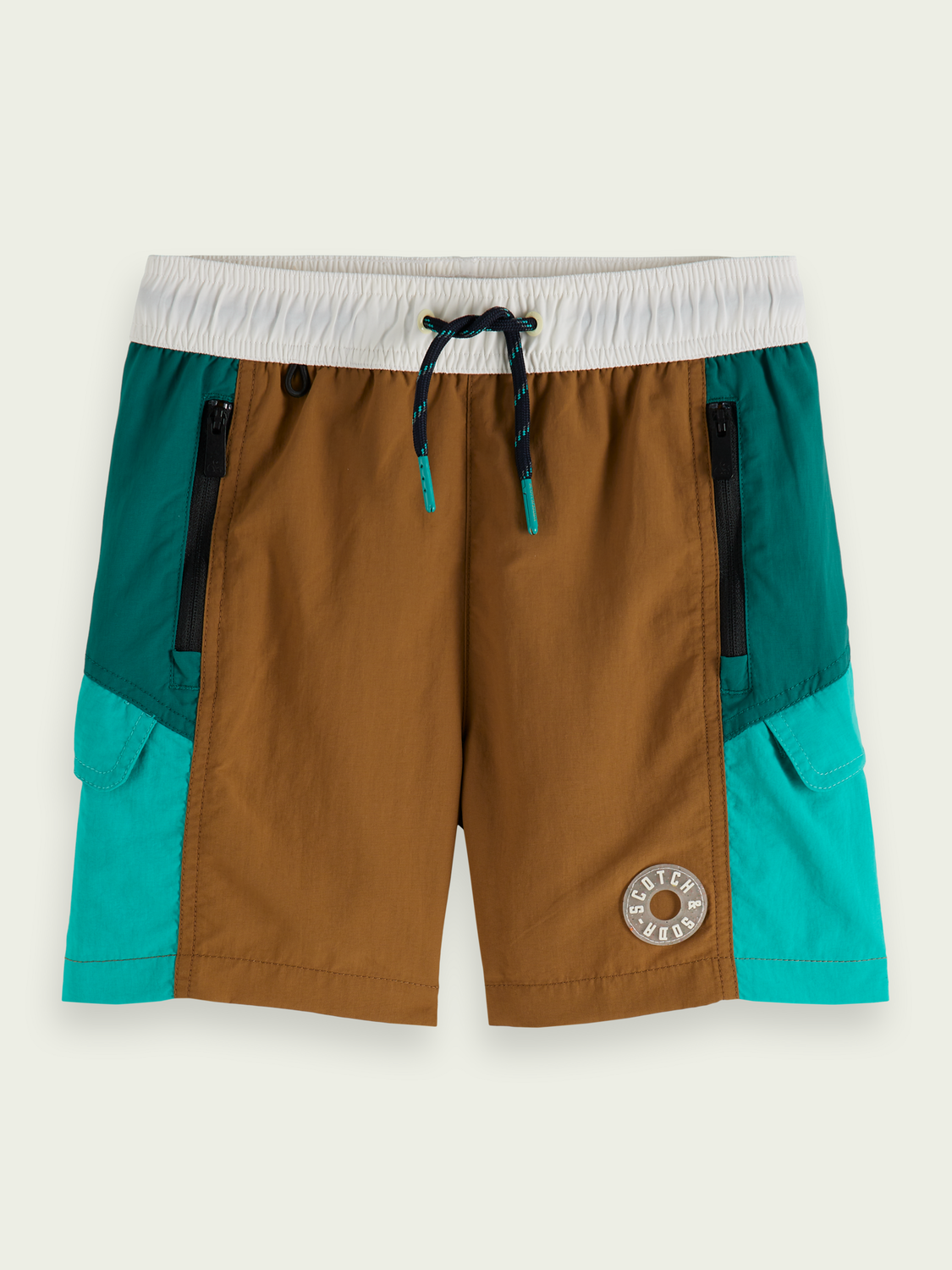 Colour Block Swim Shorts