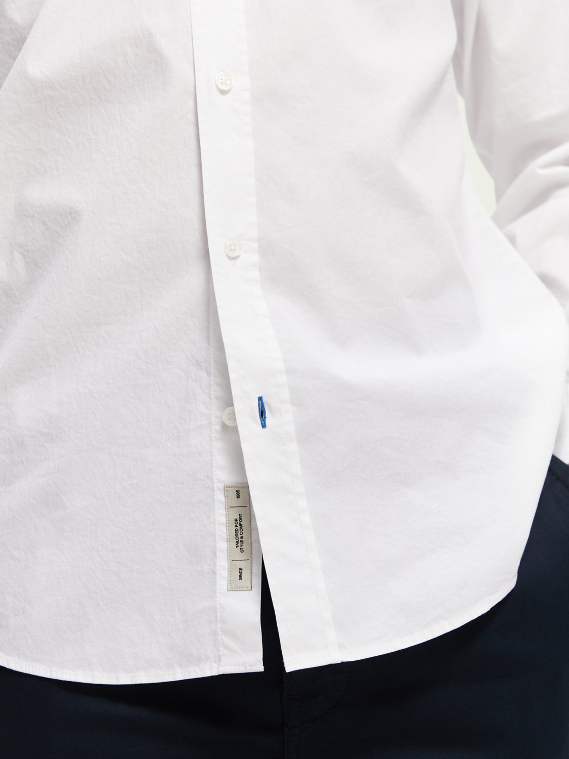 Essential Organic Slim Fit Shirt | Scotch And Soda Outlet