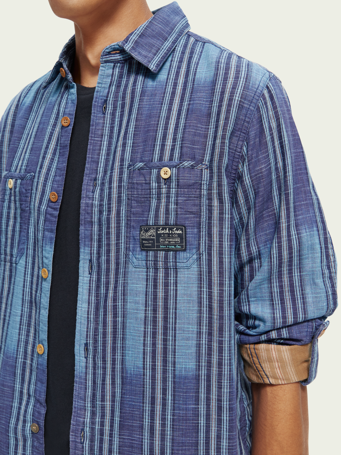 Regular Fit Cotton Shirt | Scotch And Soda Outlet