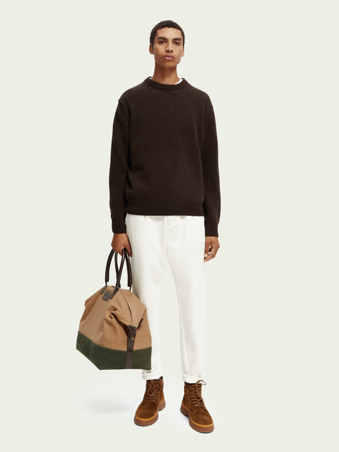 Relaxed Fit Wool Sweater | Scotch And Soda Outlet