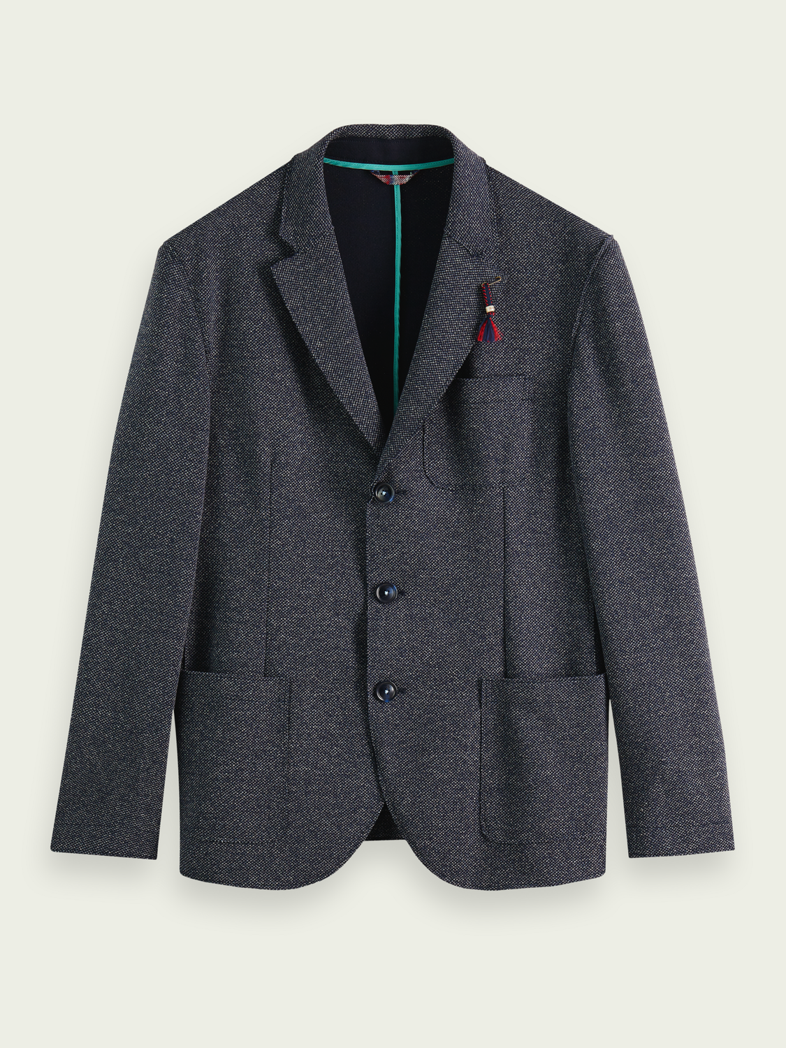 Single - Breasted Jersey Blazer | Scotch And Soda Outlet