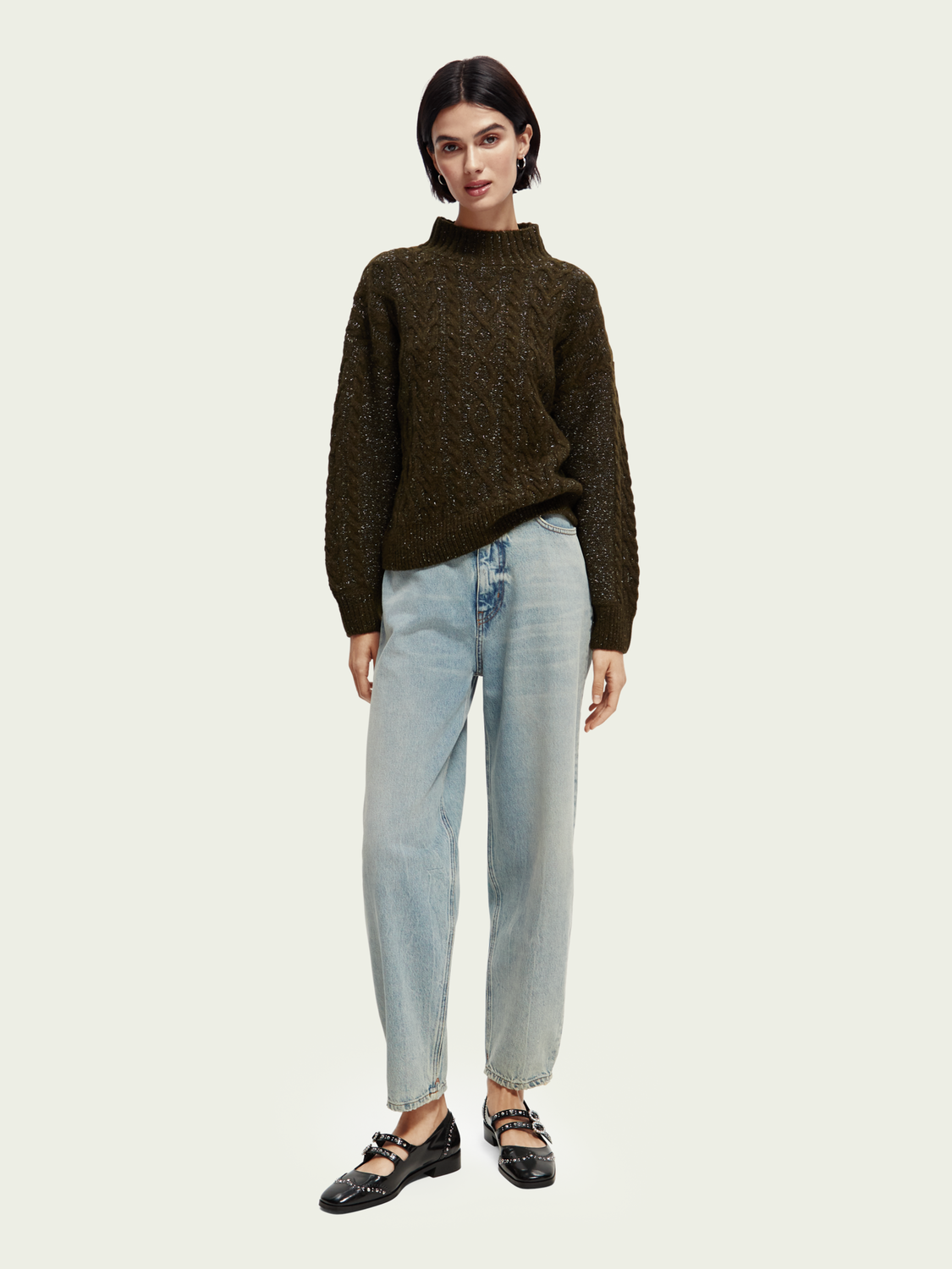 Wool-Blended Knitted Turtleneck Sweater | scotch & soda outlet