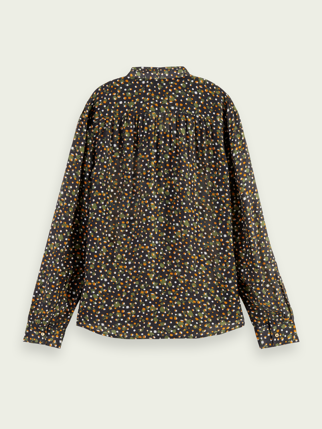 Lightweight Shirt With Ribbon Collar | scotch & soda outlet