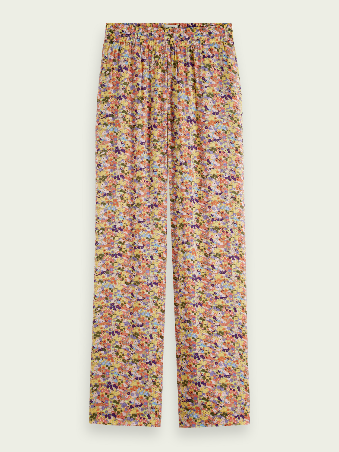 Gia Mid-Rise Wide-Leg Elasticated Trousers | scotch & soda outlet