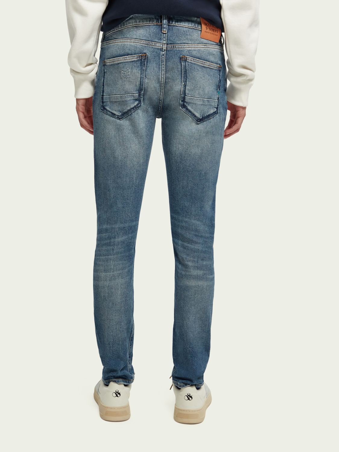 The Skim Super-Slim Fit Jeans - Broke Blauw | Scotch And Soda Outlet