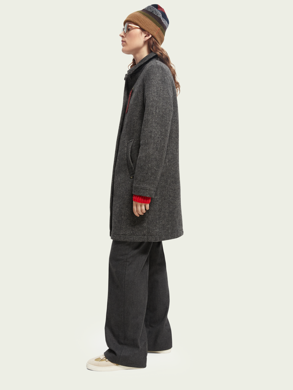 Wool-Blended Tailored Coat | scotch & soda outlet