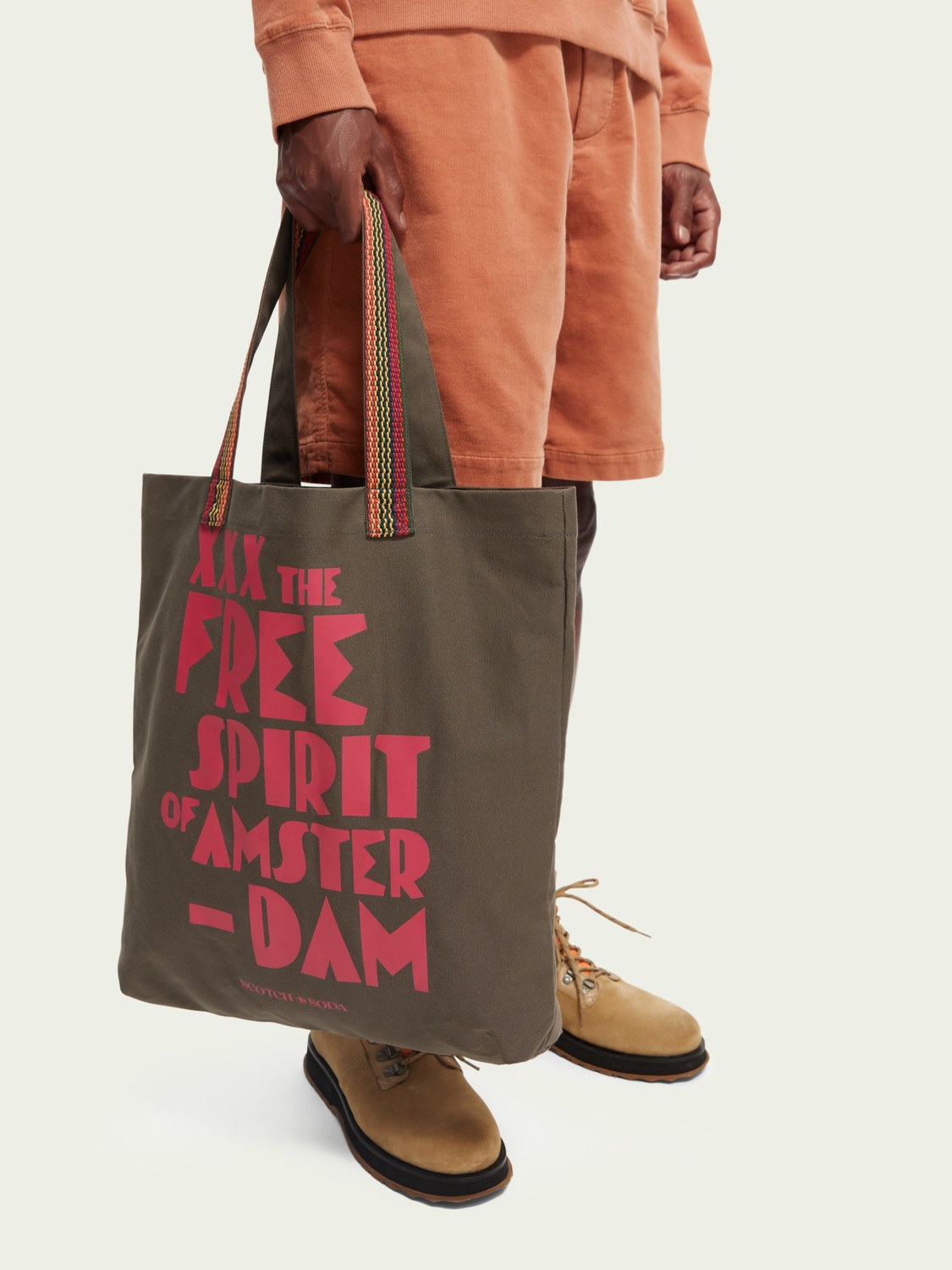 Printed Canvas Tote | Scotch And Soda Outlet