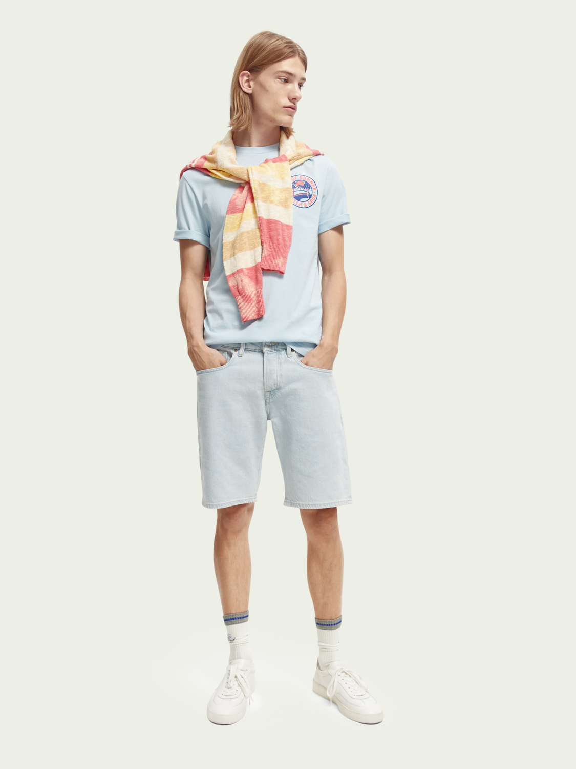 Graphic Crewneck T-Shirt | Scotch And Soda Outlet