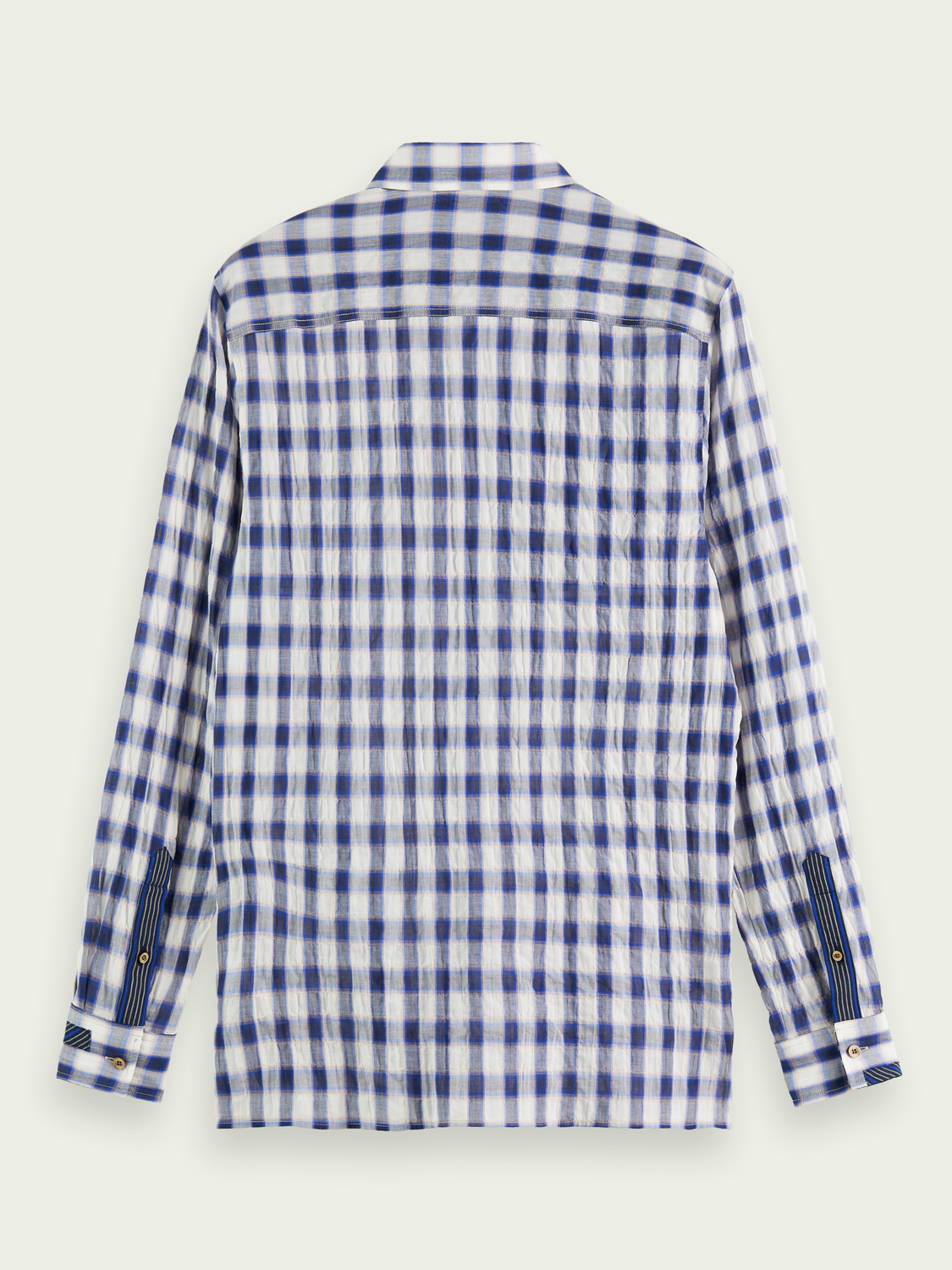 Regular-Fit Organic Mix & Match Seersucker Shirt | Scotch And Soda Outlet