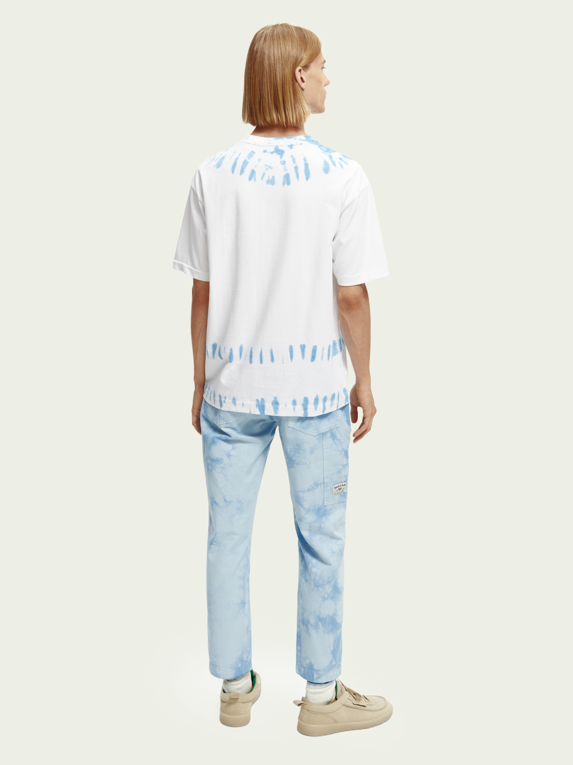Organic Tie-Dye Artwork T-Shirt | Scotch And Soda Outlet