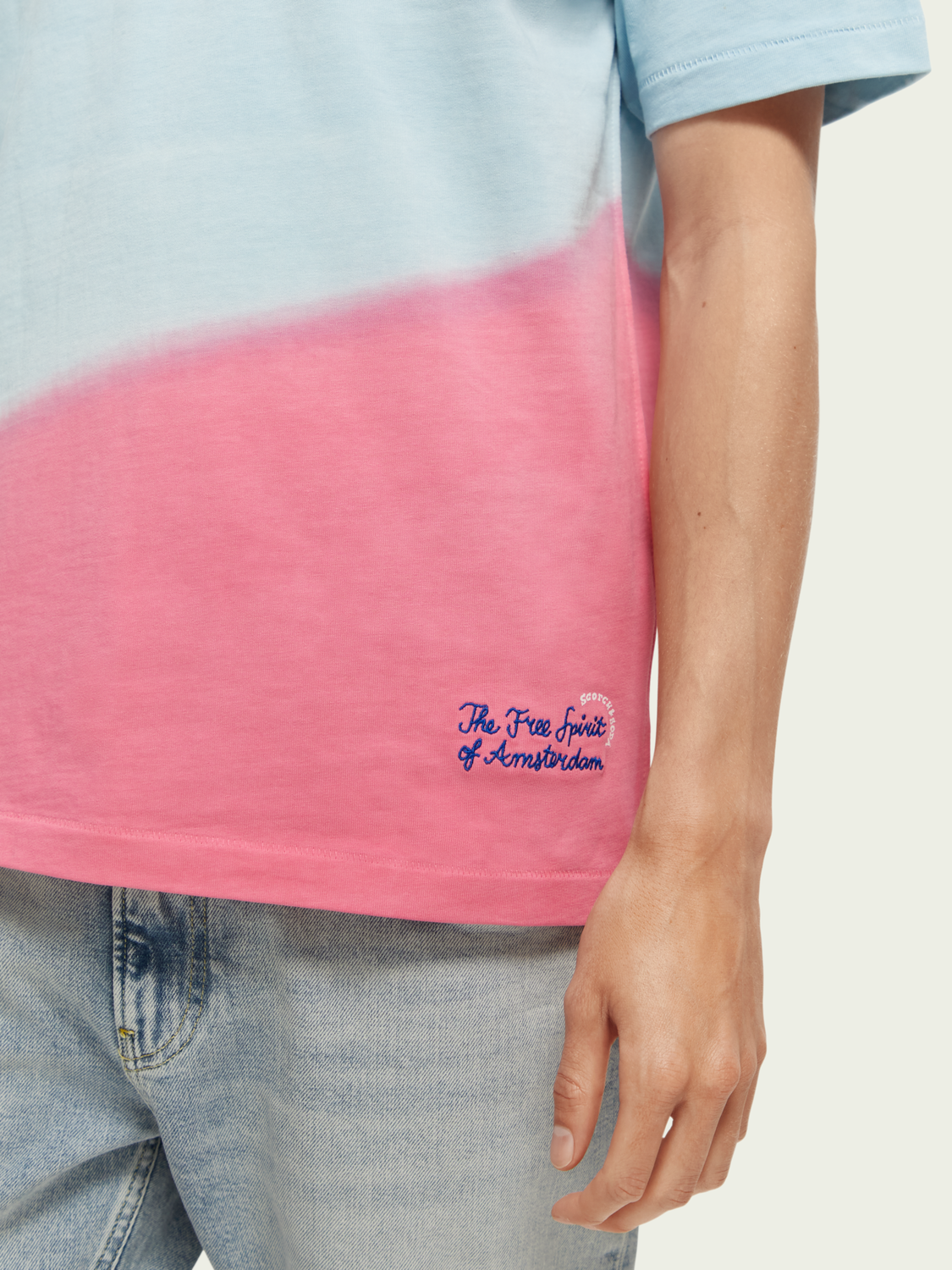 Tie-Dye Organic Cotton T-Shirt | Scotch And Soda Outlet