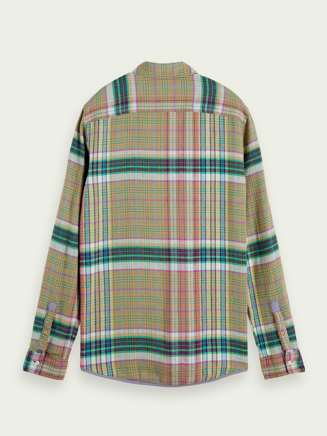 Regular-Fit Lightweight Checked Flannel Shirt | Scotch And Soda Outlet