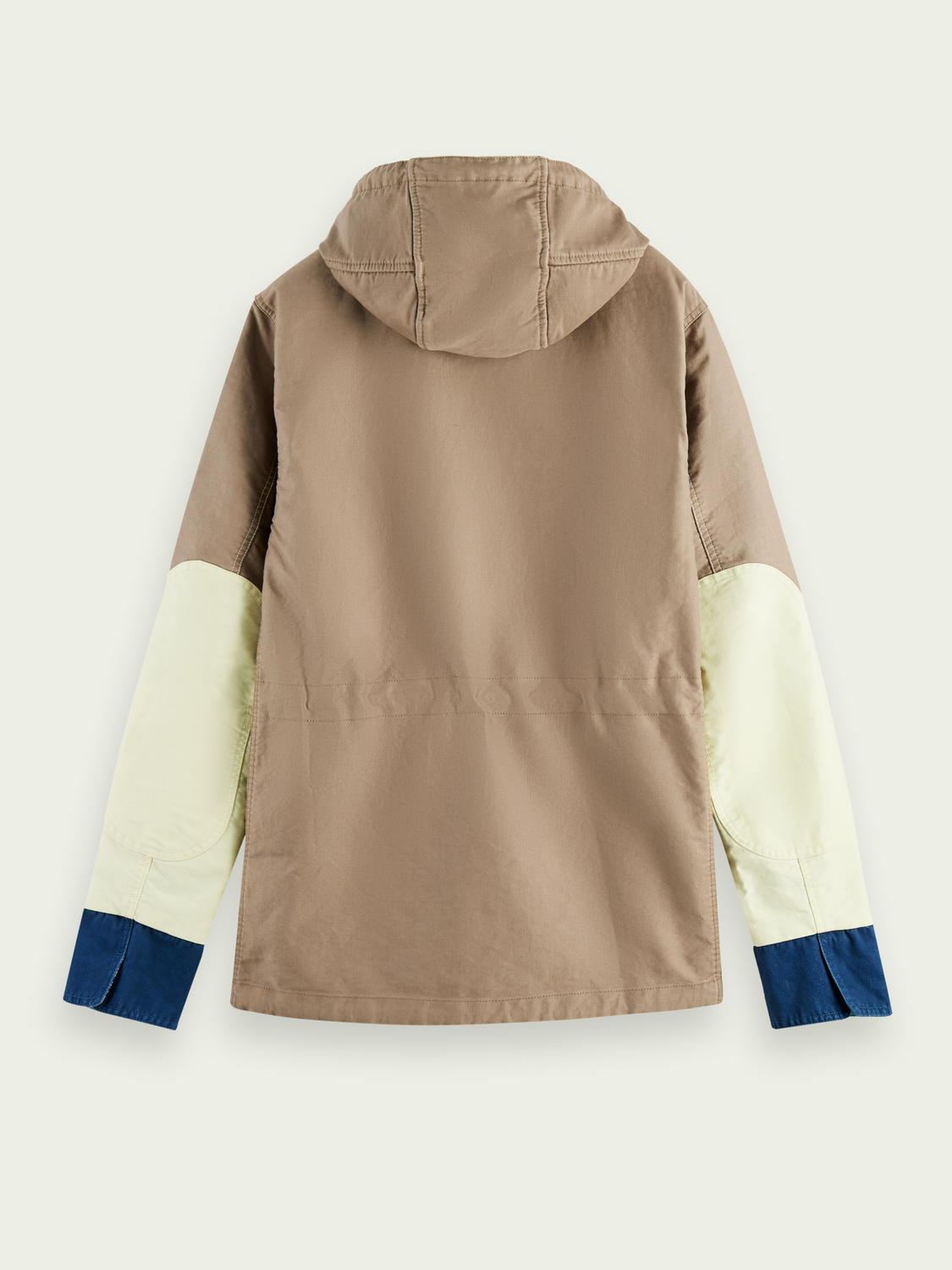 Colour-Block Organic Cotton Parka | Scotch And Soda Outlet