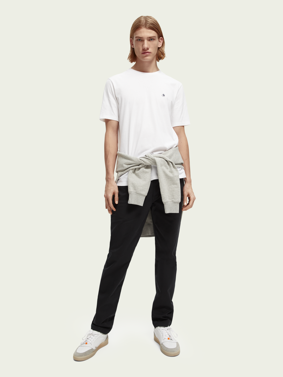 Organic Cotton Crewneck T-Shirt | Scotch And Soda Outlet