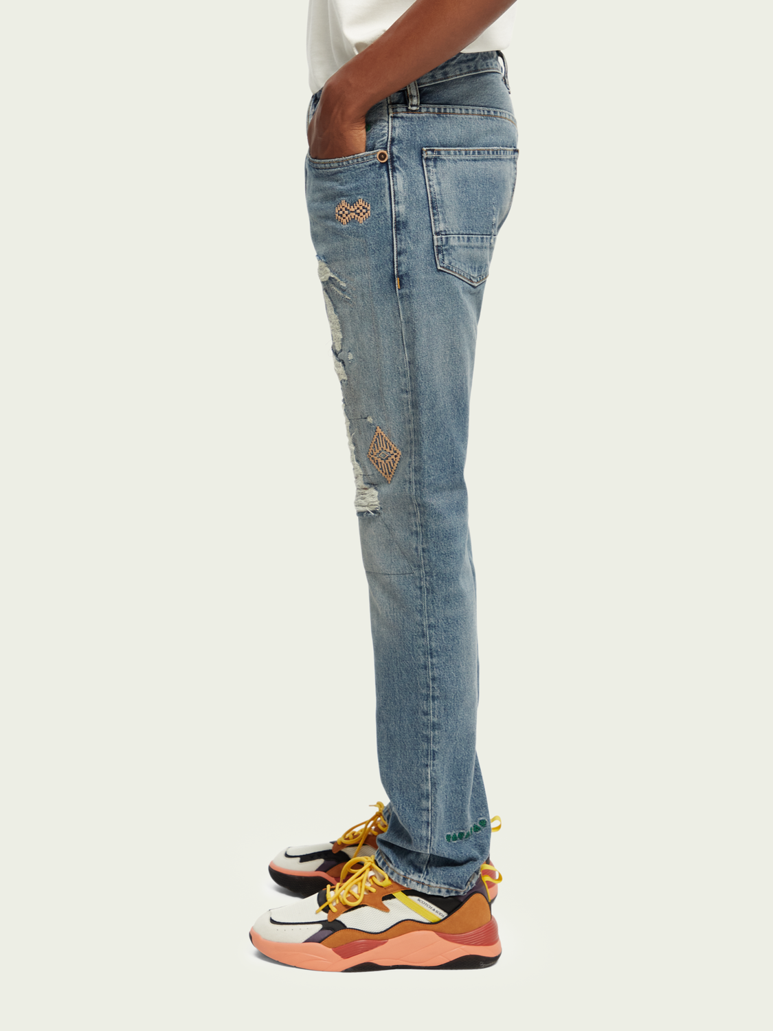 Ralston Premium Organic Regular Slim Fit Jeans - Space Race | Scotch And Soda Outlet