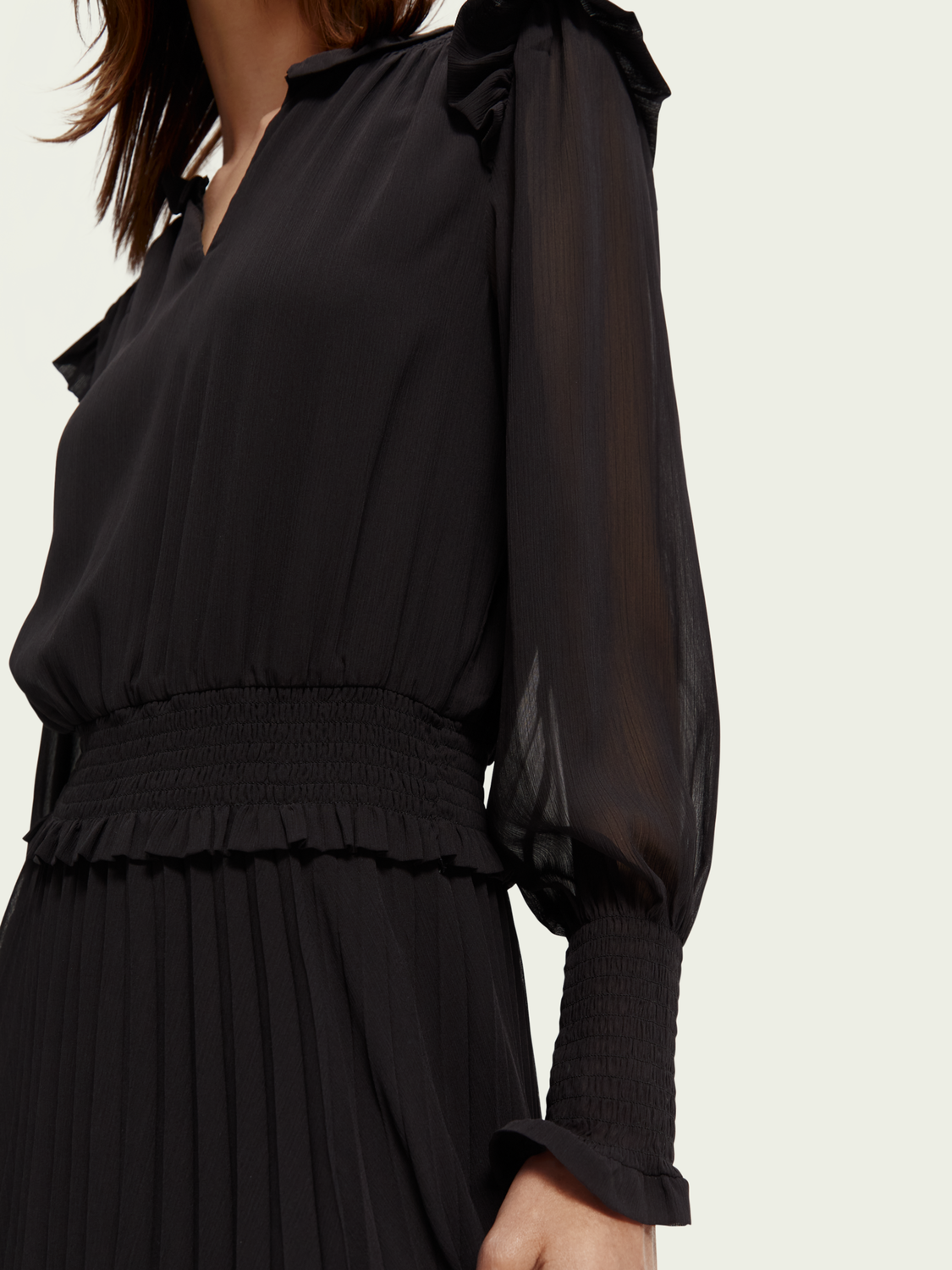 Smocked Mini Dress | scotch & soda outlet