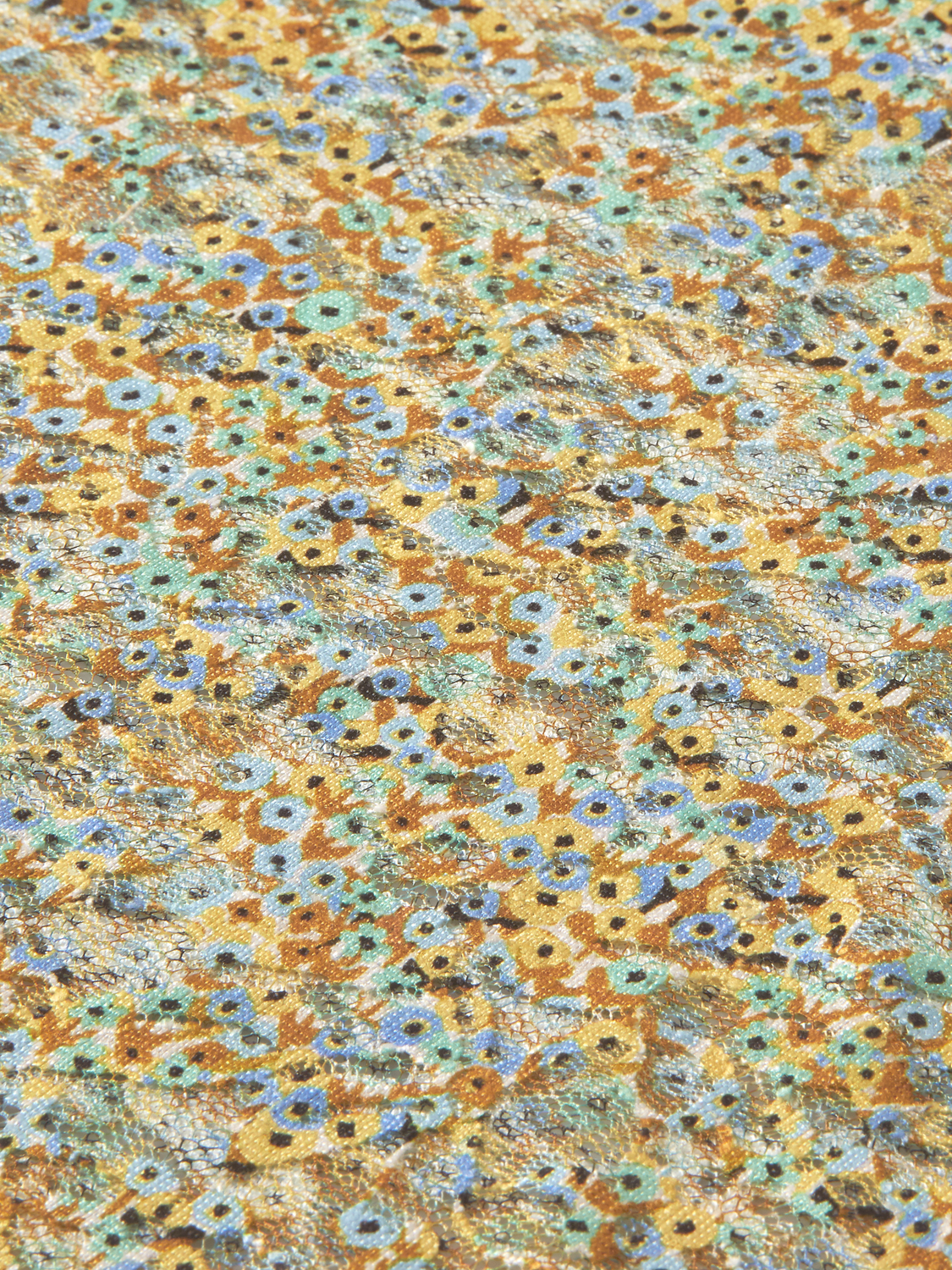 Printed Slim-Fit Sheer Lace Top | scotch & soda outlet