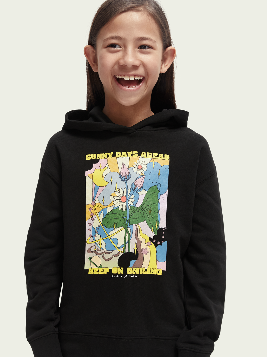 Scotch Soda Outlet | Loose Fit Artwork Hoodie