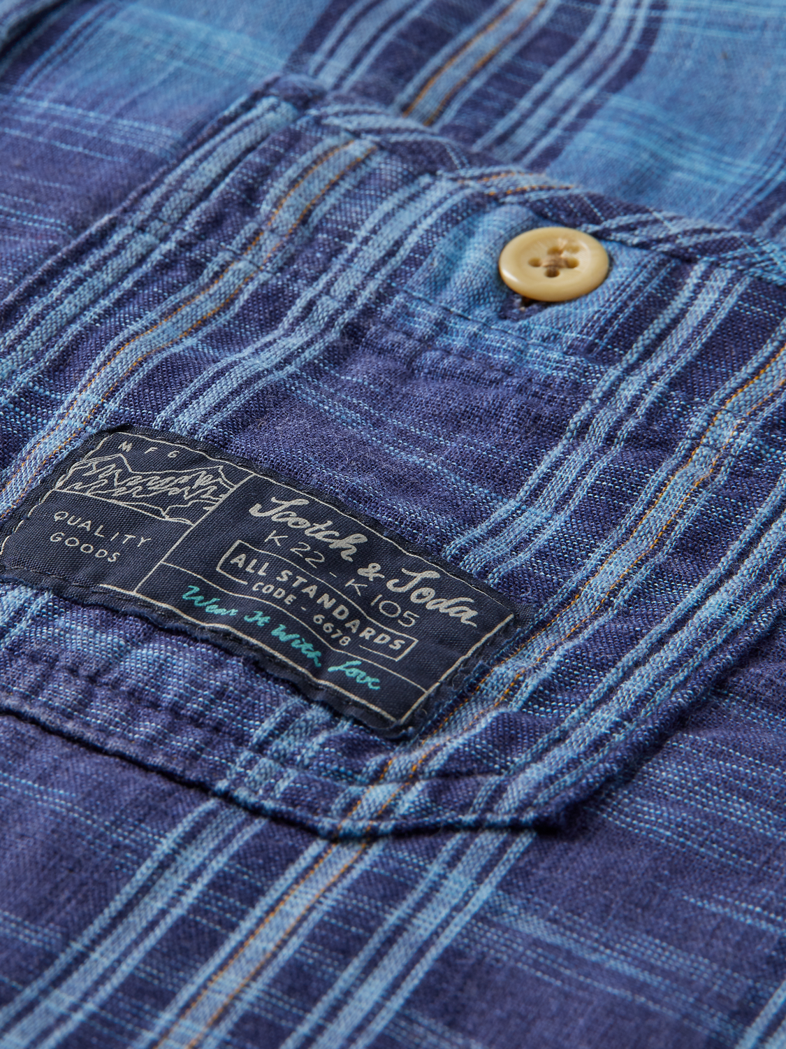 Regular Fit Cotton Shirt | Scotch And Soda Outlet