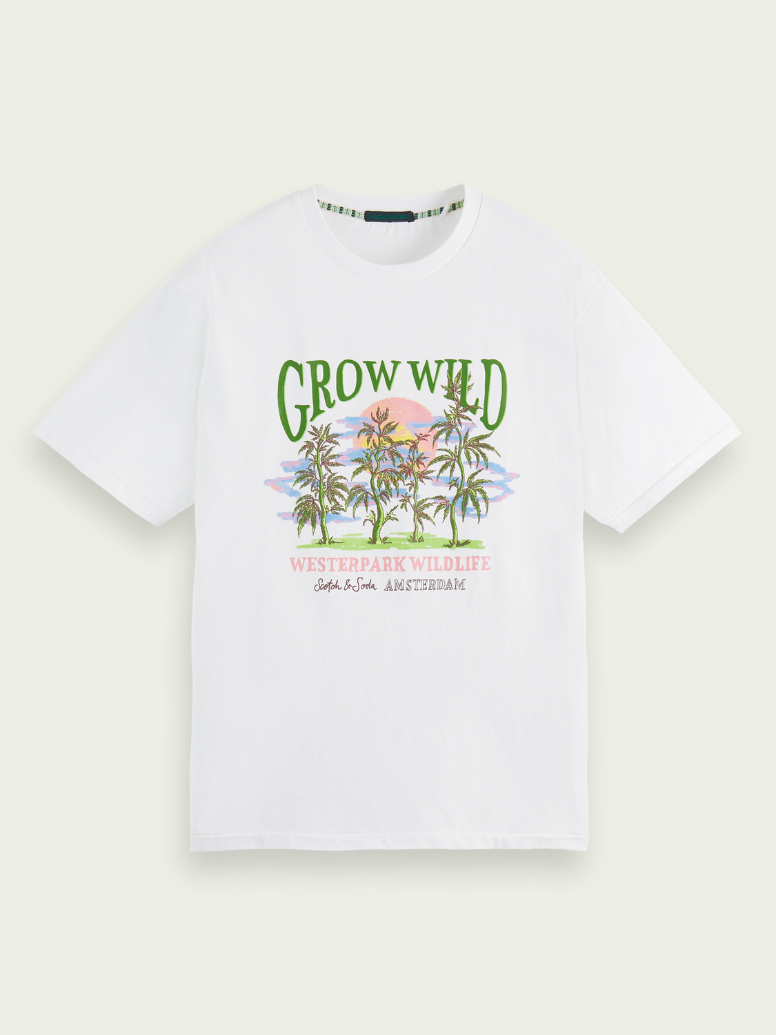 Organic Cotton Artwork T-Shirt | Scotch And Soda Outlet