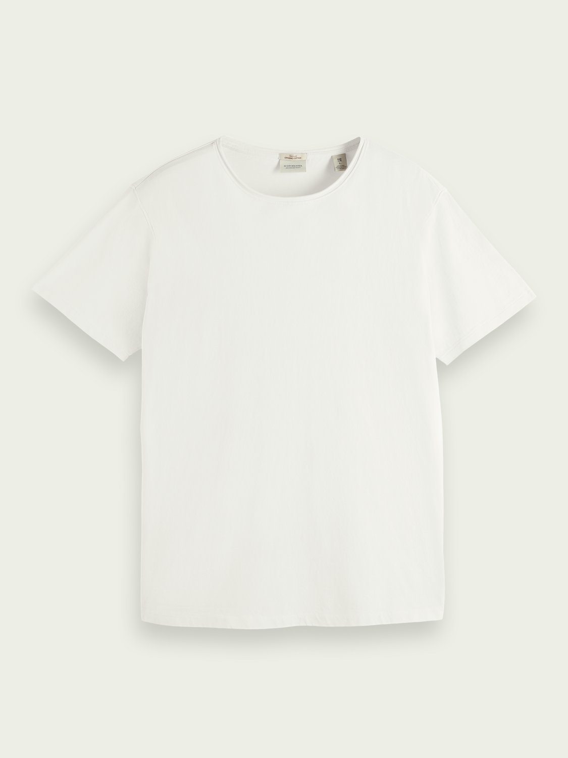 Relaxed Fit Raw-Edge Organic Cotton T-Shirt | Scotch And Soda Outlet