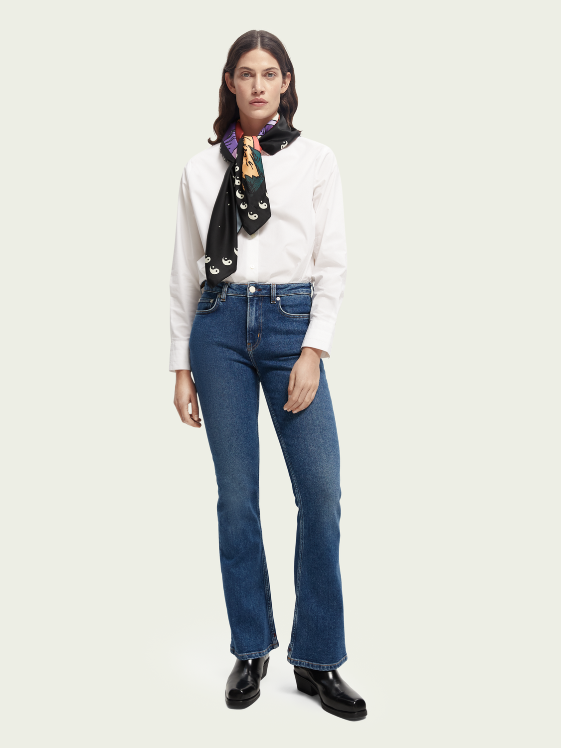 Graphic Scarf | scotch & soda outlet