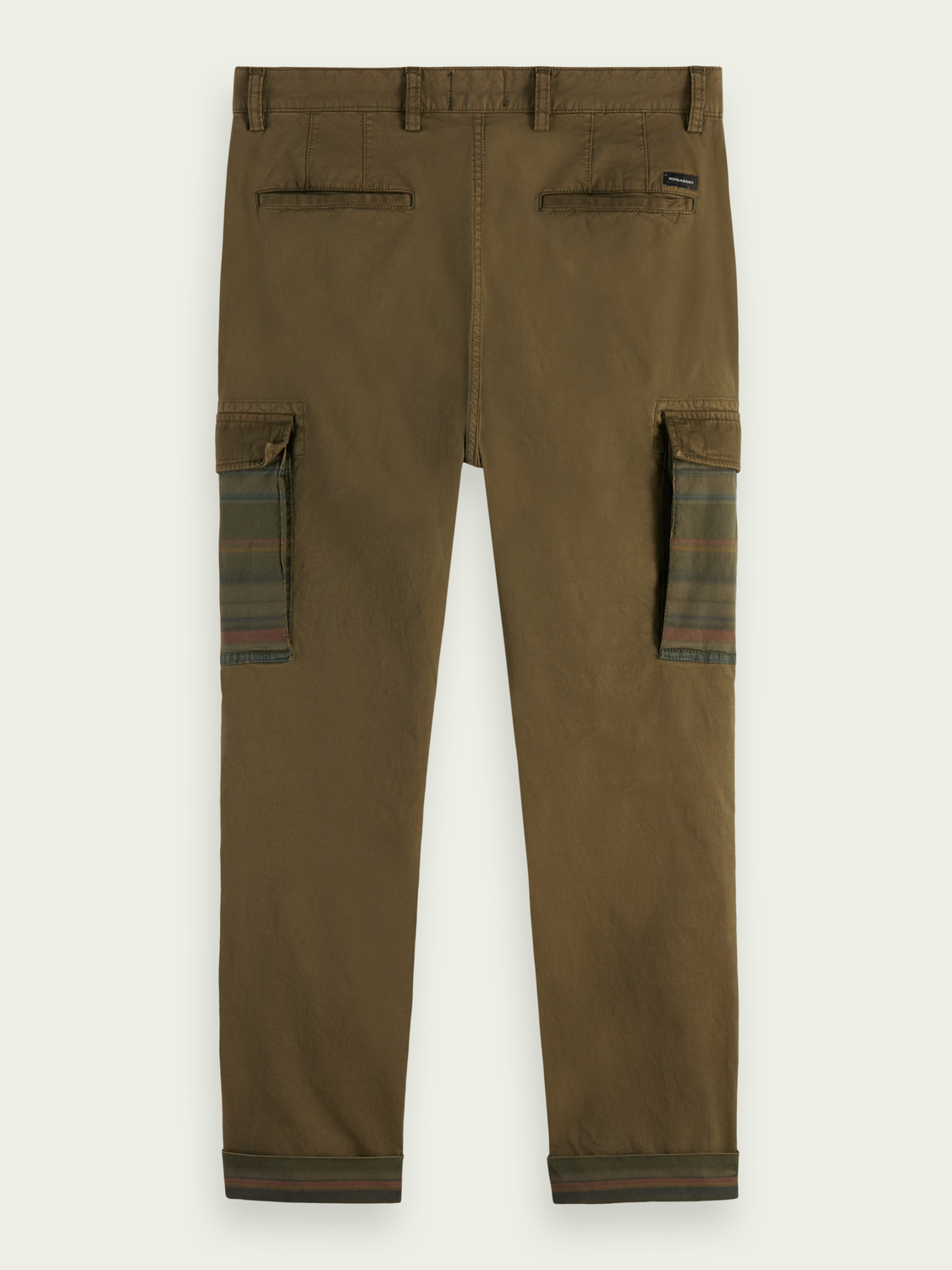 Loose Tapered-Fit Garment-Dyed Cargo Trousers | Scotch And Soda Outlet