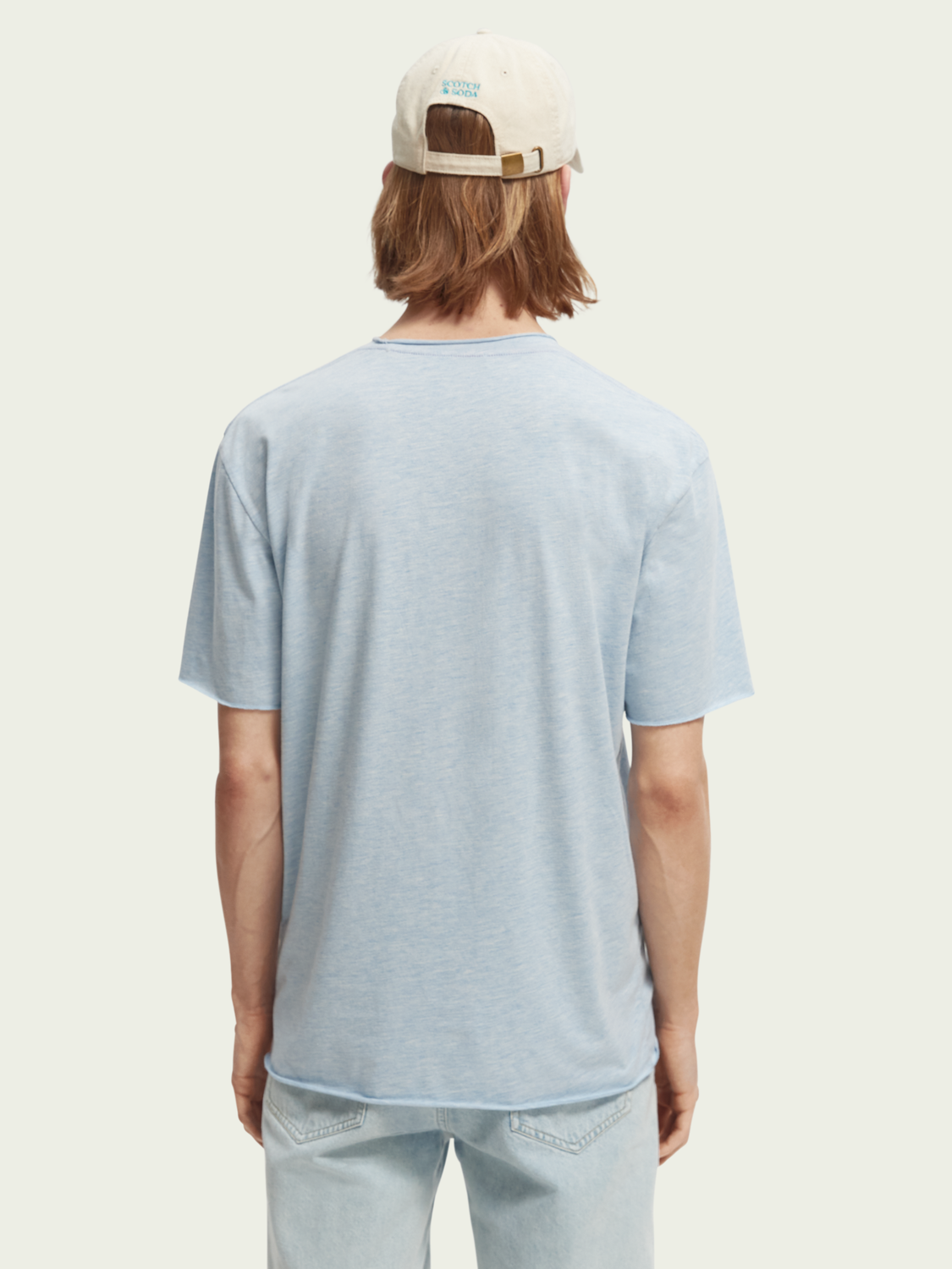 Raw Edge Organic Cotton T-Shirt | Scotch And Soda Outlet