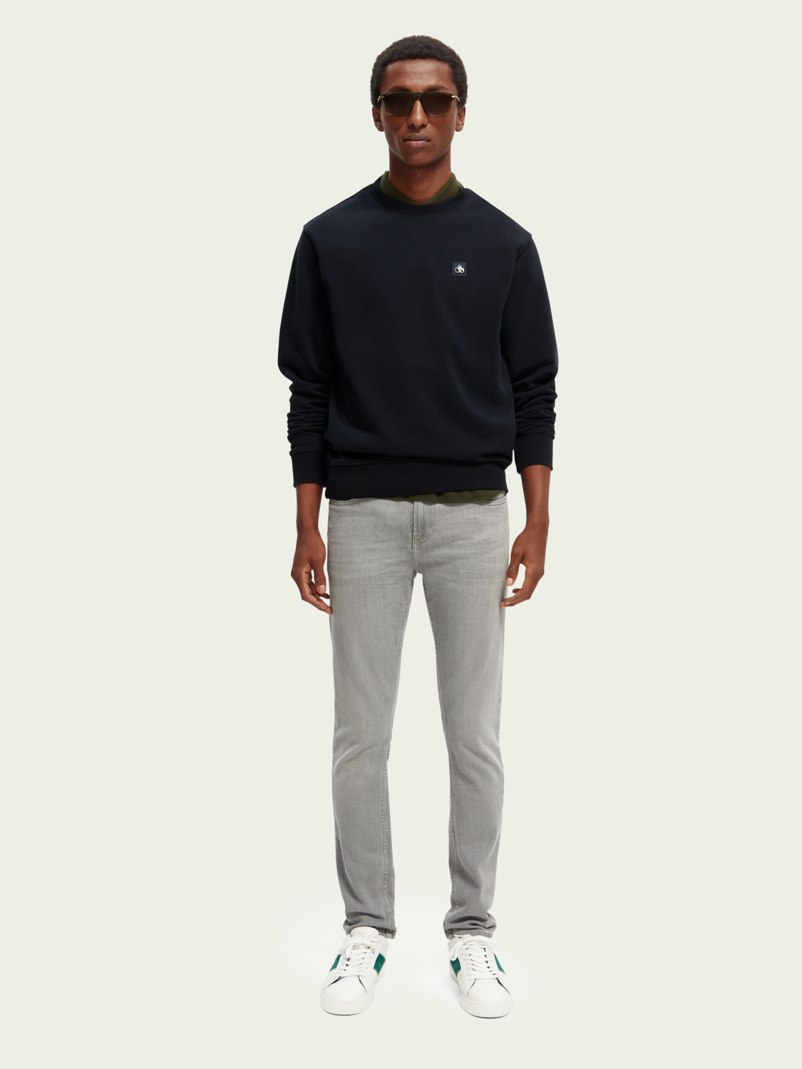 The Skim Super-Slim Fit Grey Toned Jeans | Scotch And Soda Outlet