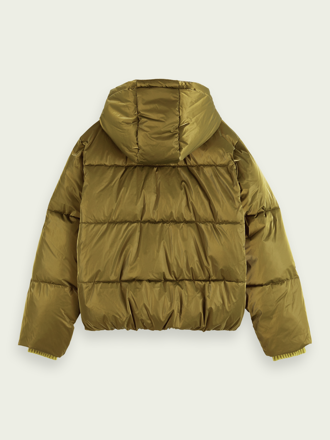 Water-Repellent Puffer Jacket With Removable Hood | scotch & soda outlet