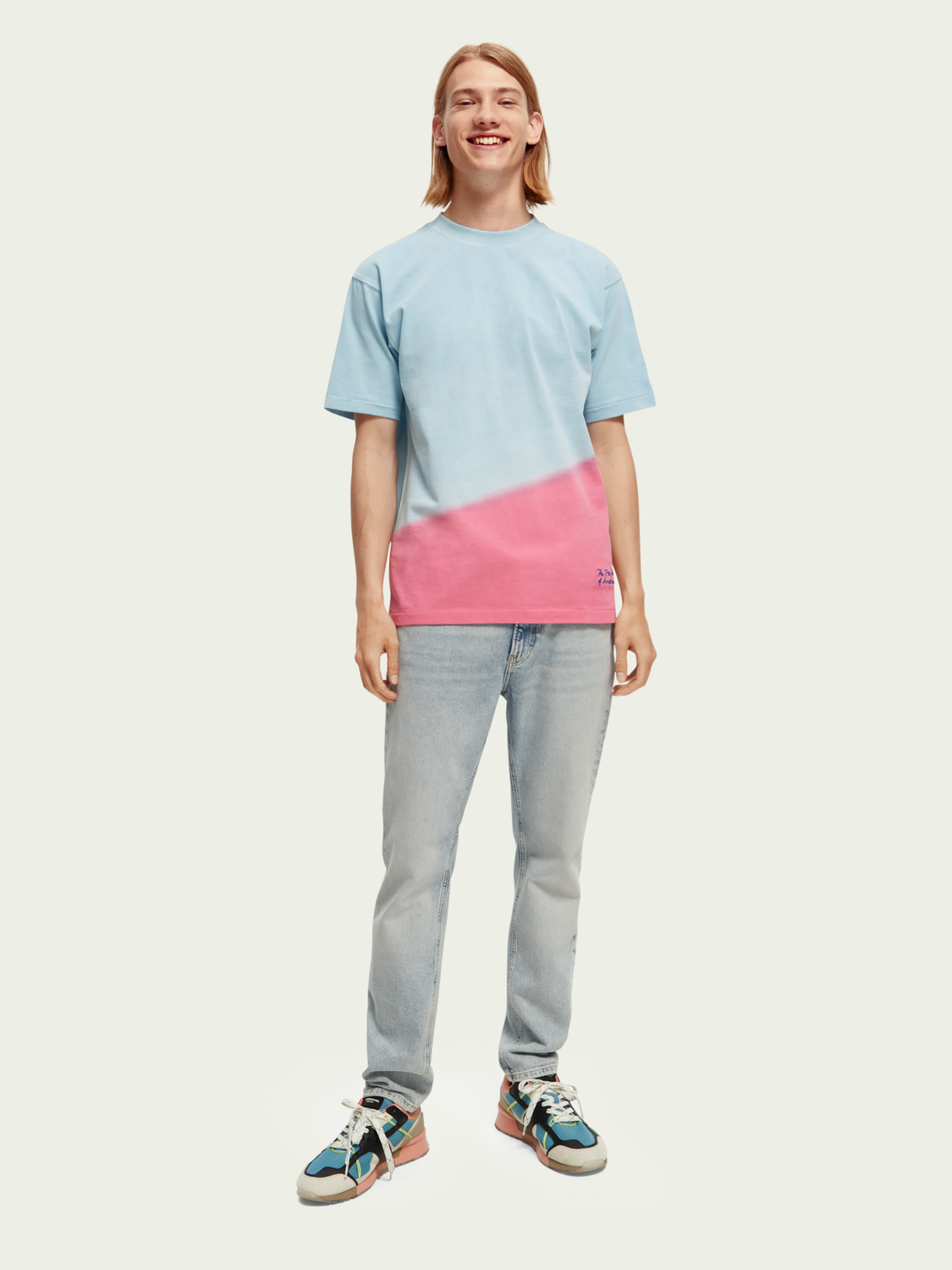 Tie-Dye Organic Cotton T-Shirt | Scotch And Soda Outlet
