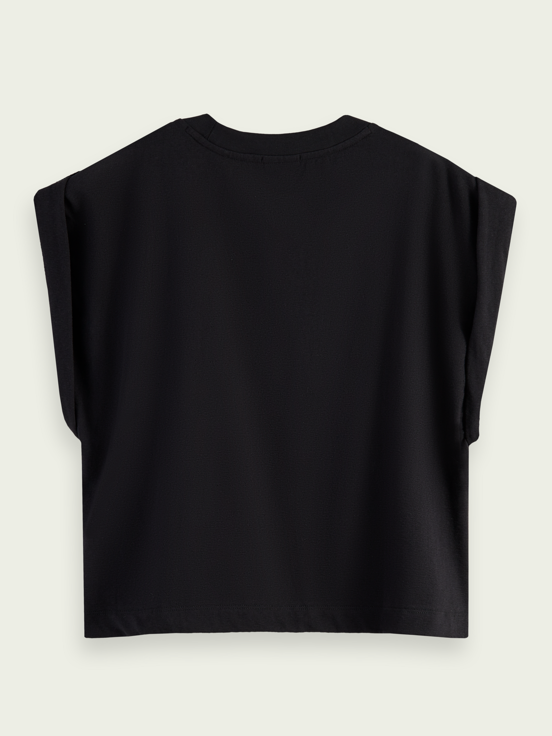 Organic Cotton T-Shirt With Squared Shoulders | scotch & soda outlet