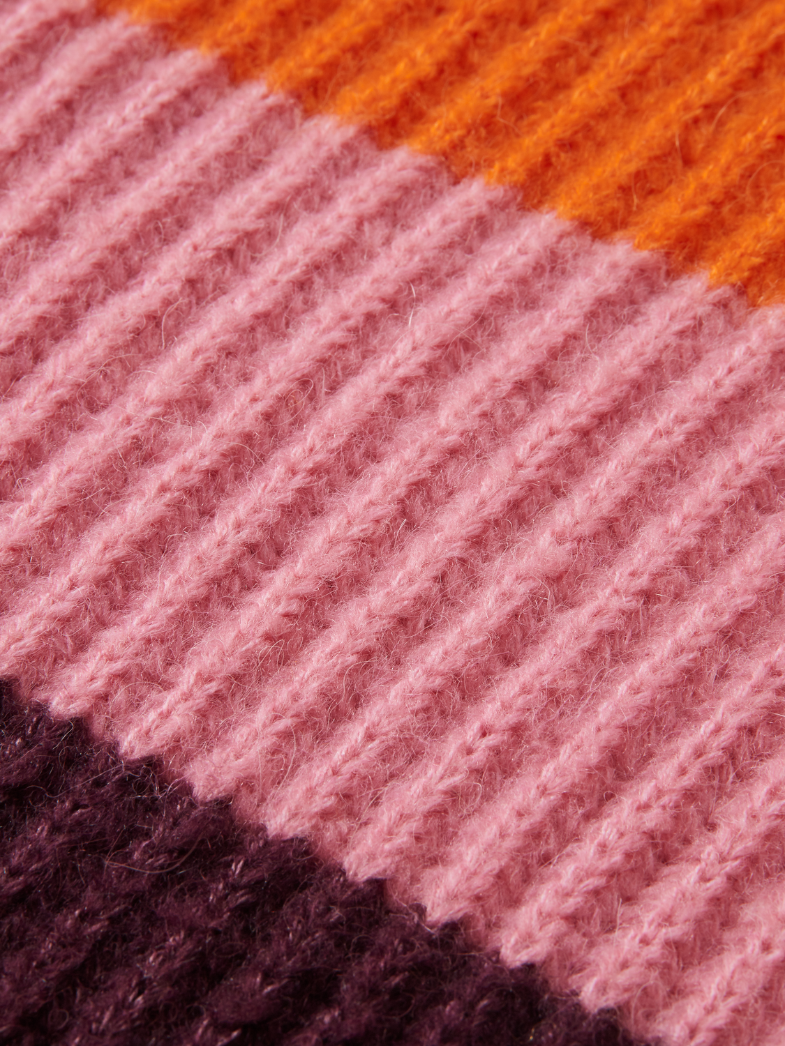 Chunky Knit Colour-Blocked Sweater