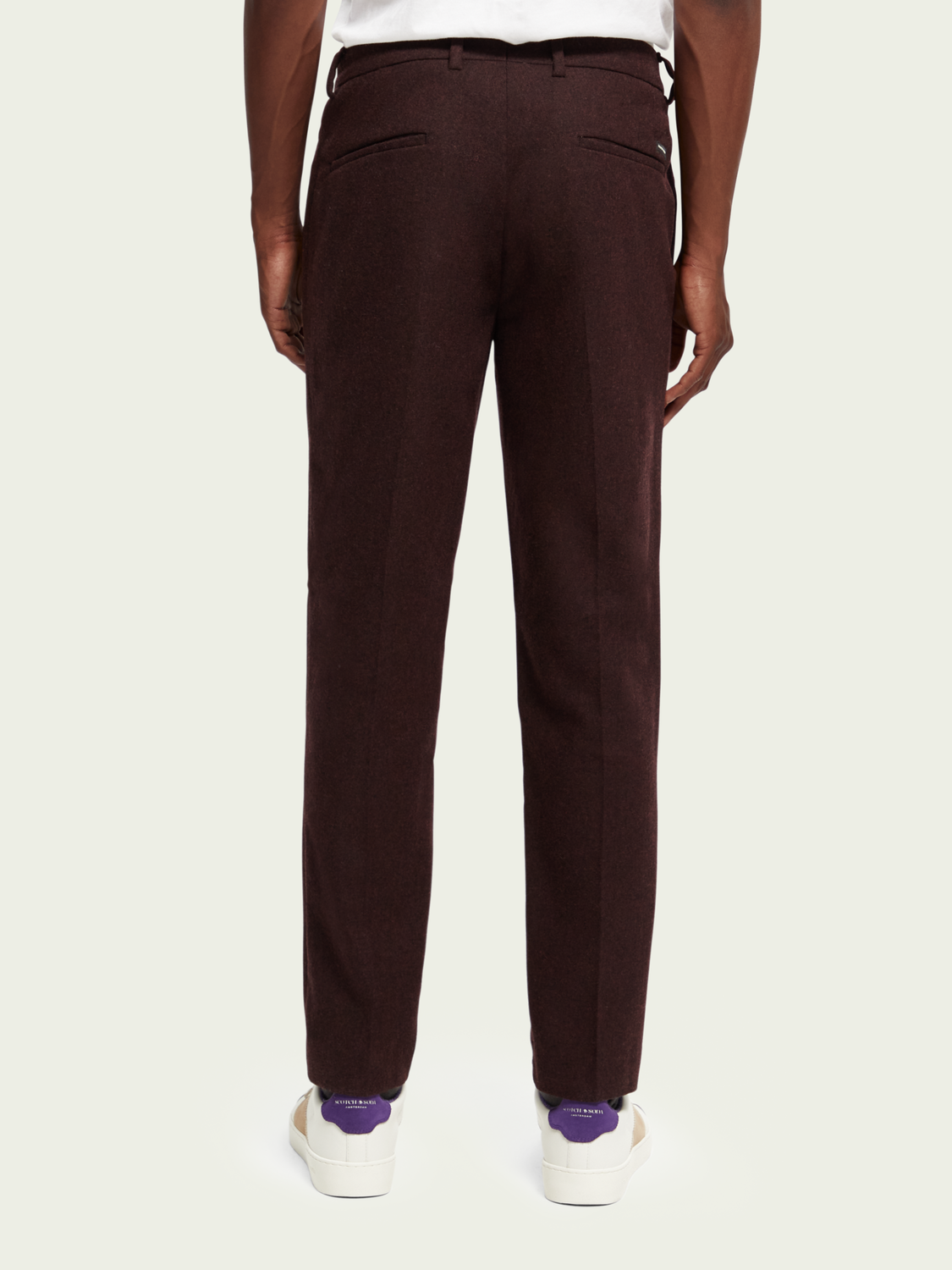 Stuart Slim-Fit Wool-Blend Chino | Scotch And Soda Outlet