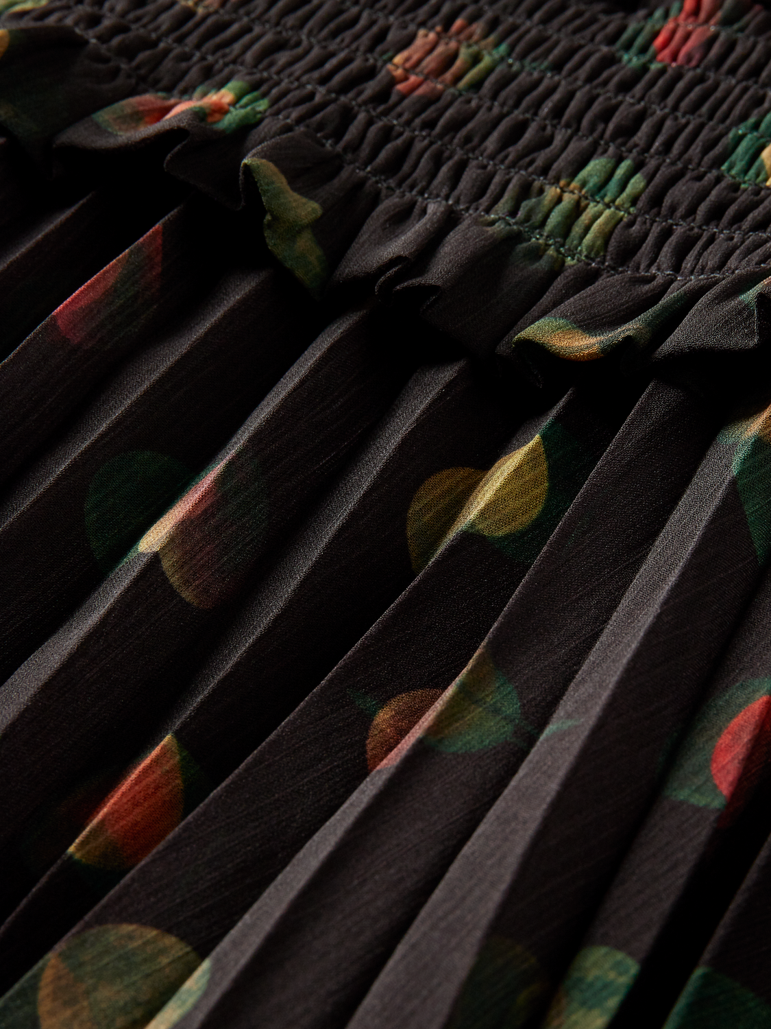 Printed Smocked Mini Dress | scotch & soda outlet