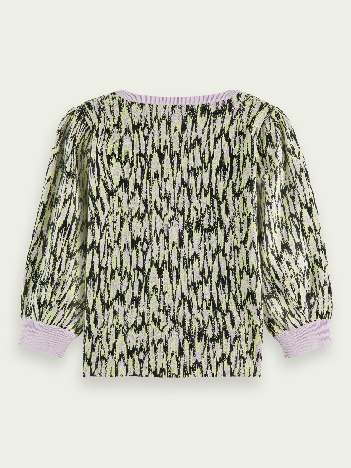 Jacquard Knit Organic Cotton Sweater | scotch & soda outlet