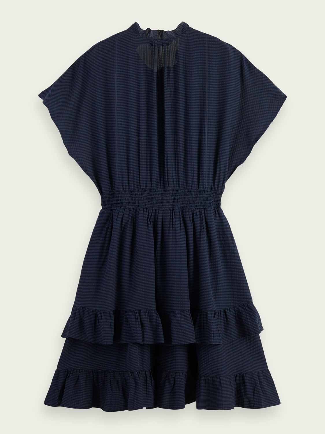 Smocked Mini-Dress | scotch & soda outlet