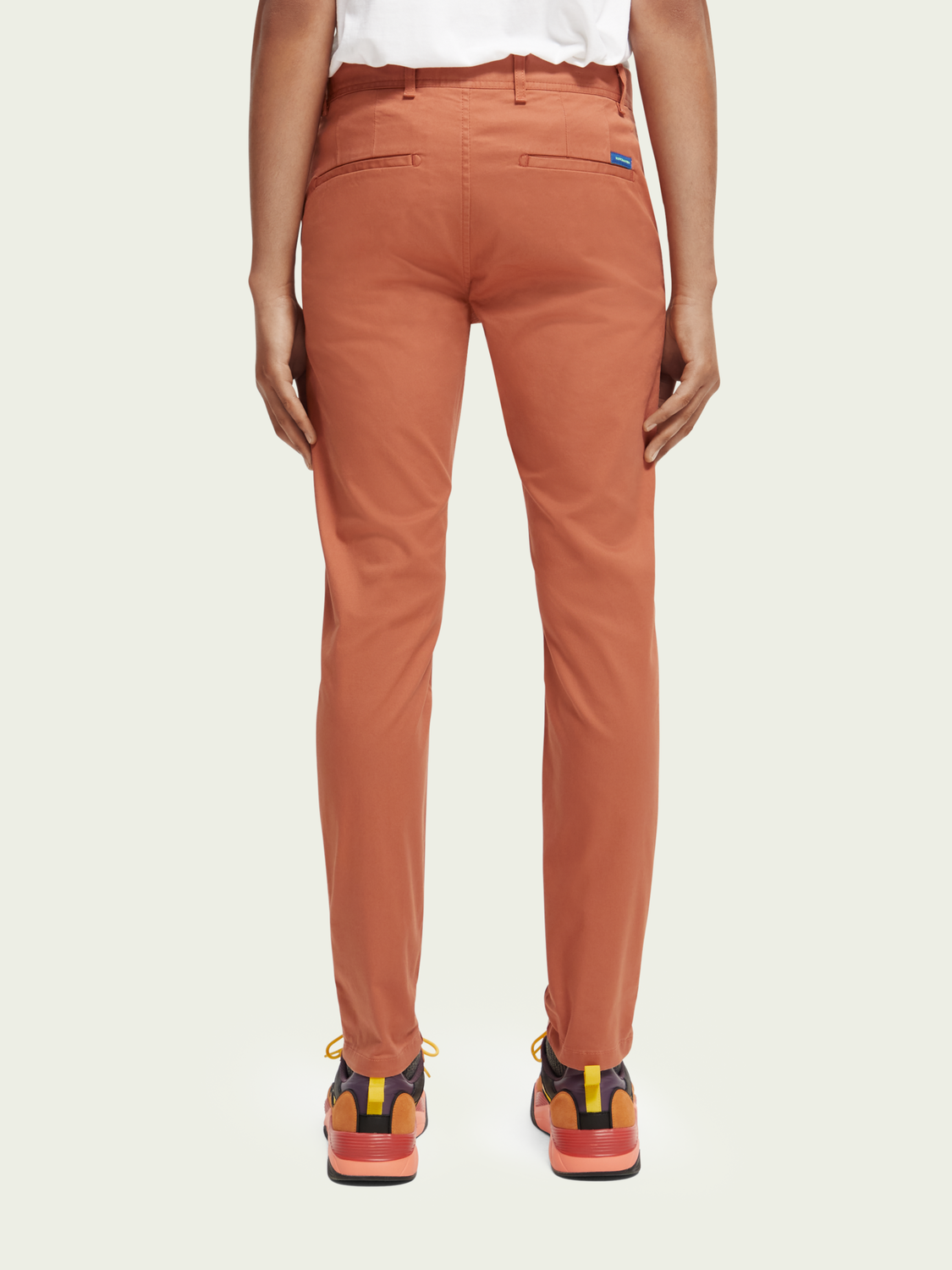 Mott Super Slim-Fit Organic Cotton Chino | Scotch And Soda Outlet