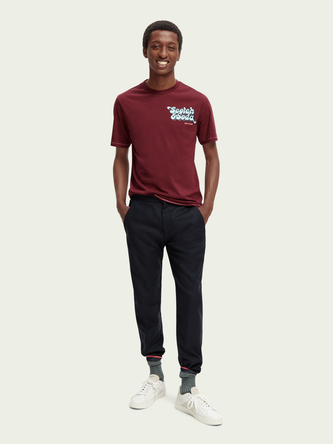 Jersey Artwork T-Shirt | Scotch And Soda Outlet