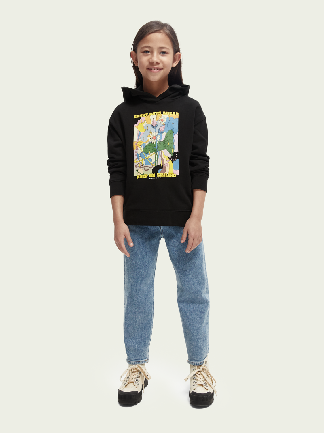 Scotch Soda Outlet | Loose Fit Artwork Hoodie