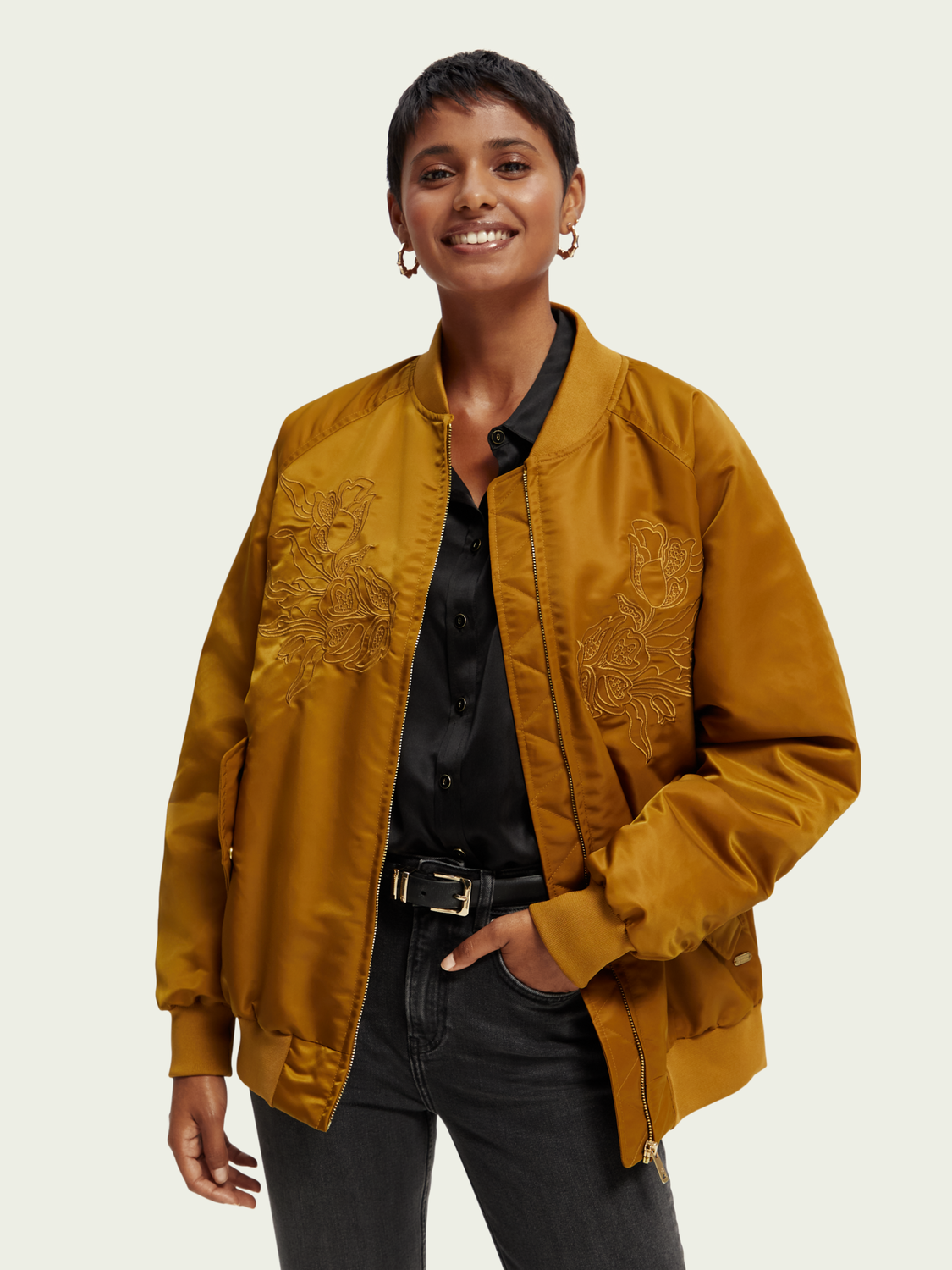 Oversized Bomber Jacket | scotch & soda outlet