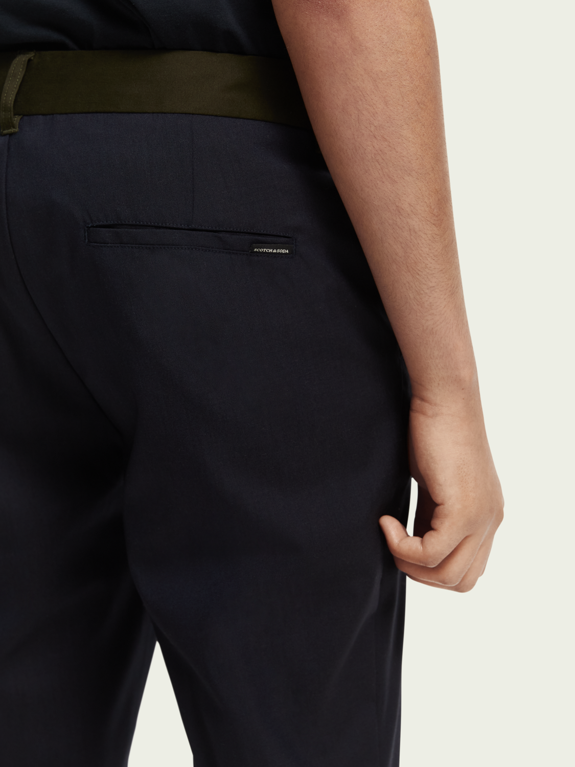 Blake Regular Slim-Fit Wool-Blended Chino | Scotch And Soda Outlet