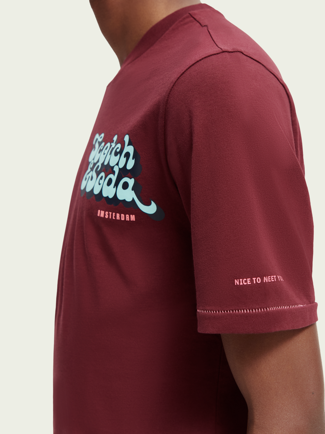 Jersey Artwork T-Shirt | Scotch And Soda Outlet