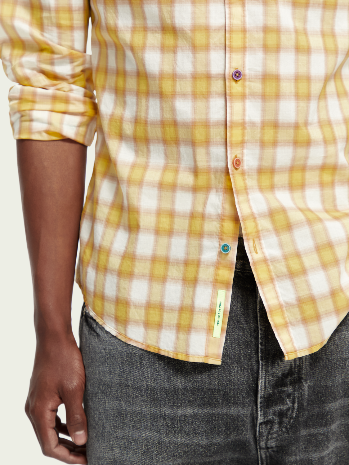 Slim-Fit Checked Shirt | Scotch And Soda Outlet
