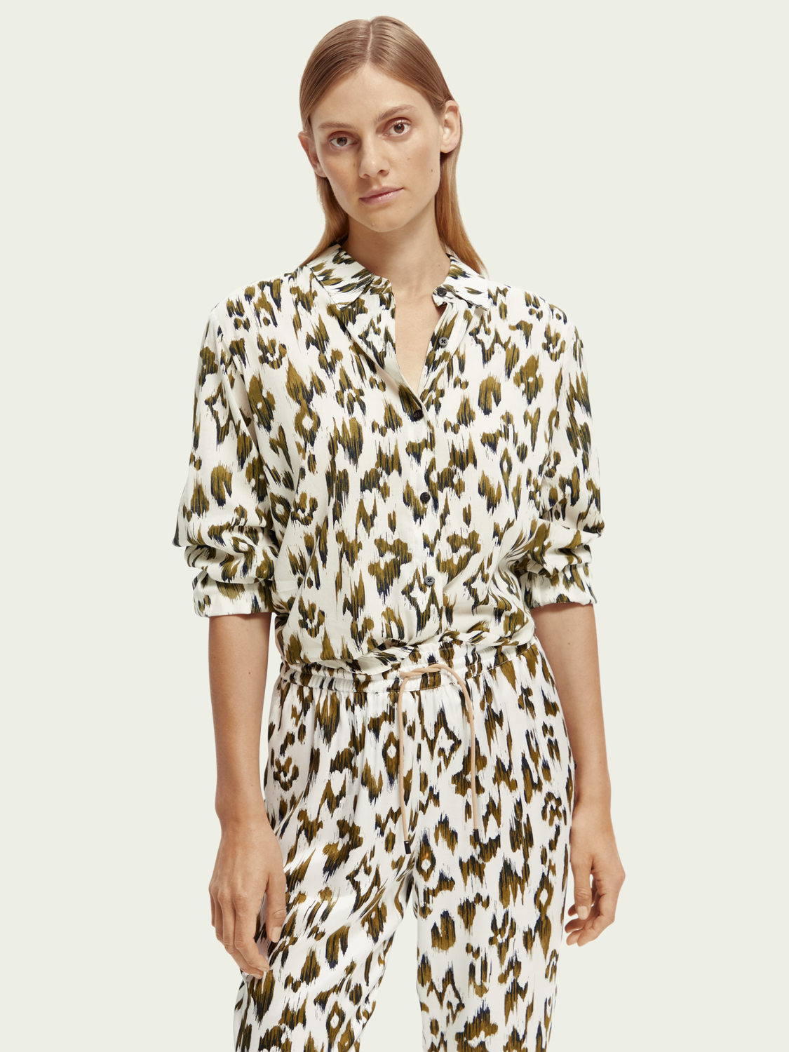 Oversized Printed Shirt | scotch & soda outlet