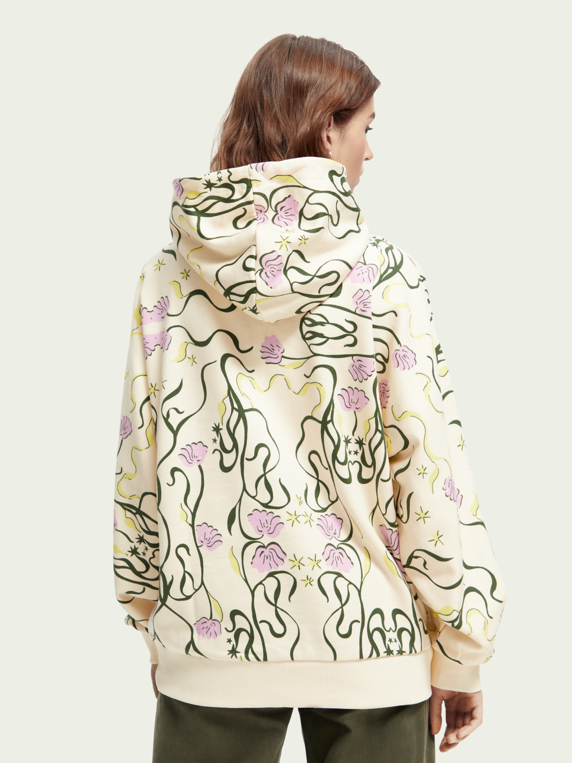 Oversized Printed Hoodie | scotch & soda outlet