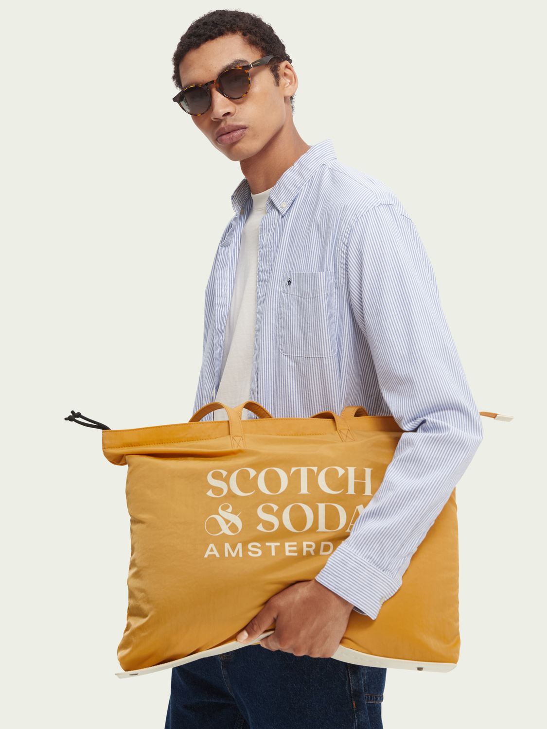 The Centraal Unisex Foldaway Tote Bag | scotch & soda outlet