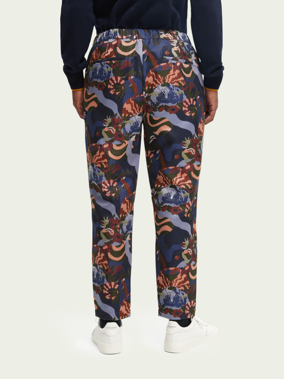 Fave Regular Tapered-Fit Jacquard Jogger | Scotch And Soda Outlet
